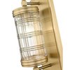 Z-Lite Archer 1 Light Wall Sconce, Heirloom Gold & Clear 344-1S-HG